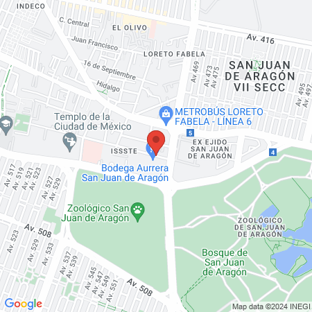 Servicio Hospitalario Para Animales map