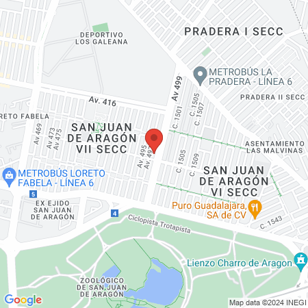 Veterinaria "Mi . . . Ángel" map