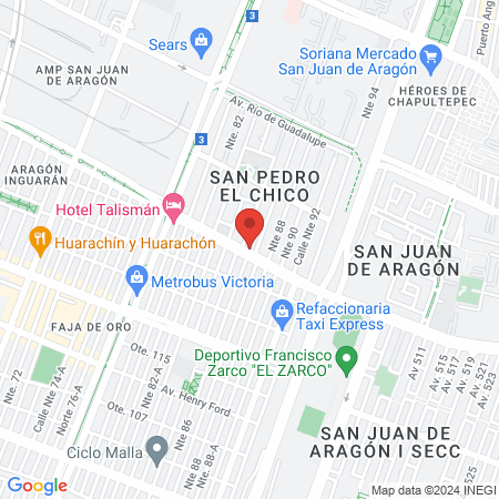 La Onda Barber Shop map