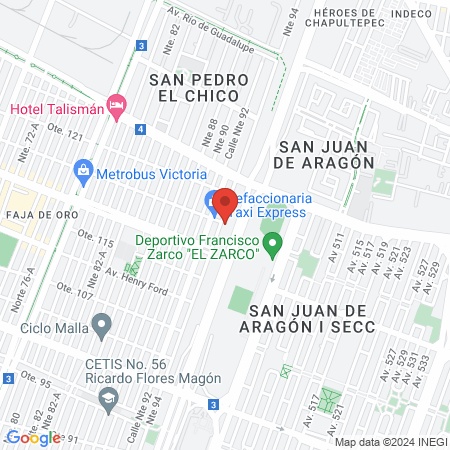 Bejarano Boxing Team map