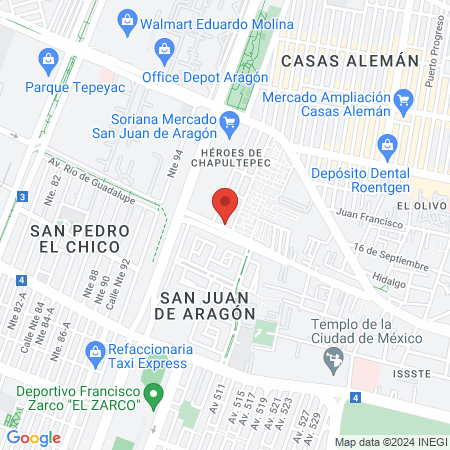 Dr. Héctor Tomas Nava Moctezuma, Dentista - Odontólogo map