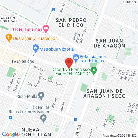Consultorio Dental Dra. Cinthya Belém Ramírez Sánchez map