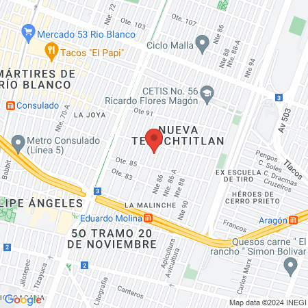 Sicario Barber La Malinche map