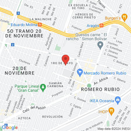 Estetica Salvador's map