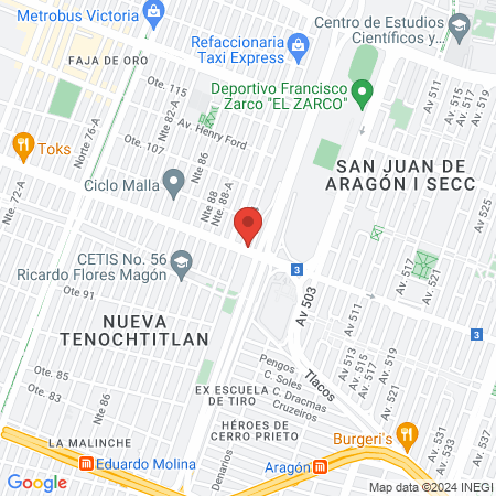 Grupo Divisa & Divisa Sports map