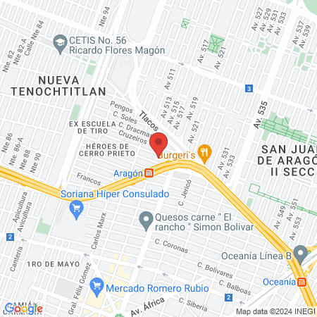 Yazz Gallegos Ortodoncia. map