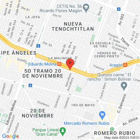 Dr Vázquez Uribe Manuel map