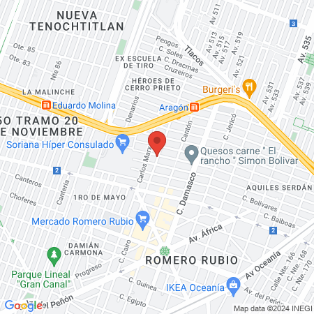 Dr. Rafael E. Barbosa López map