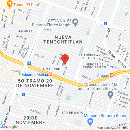 Amaltea Aeropuerto map