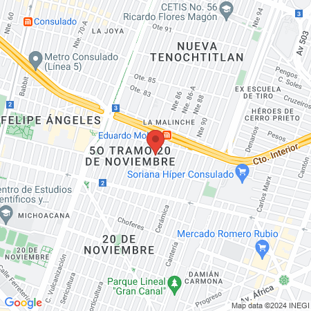 Policlinica veterinaria map