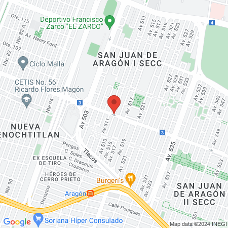 Clínica Veterinaria "LUEN" map