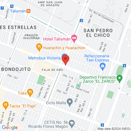 Clínica dental Cinfer S.A. de C.V. map