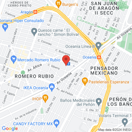Gimnasio mx map