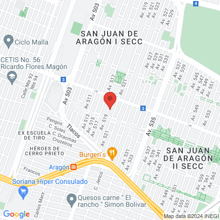 Nutriologa Montiel map