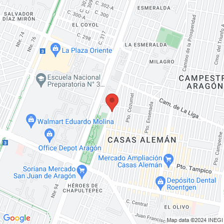 Fiesco's Beauty Salón map