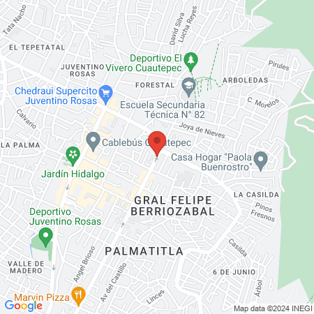 Estética barberia dannia map