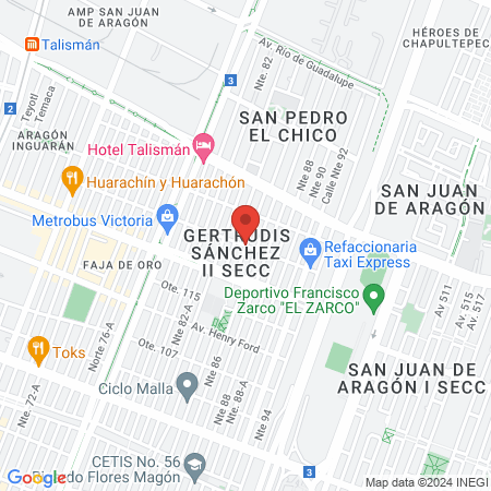 Especialidaes Medicas Sion map