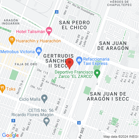 Dr. Carlos Teran map