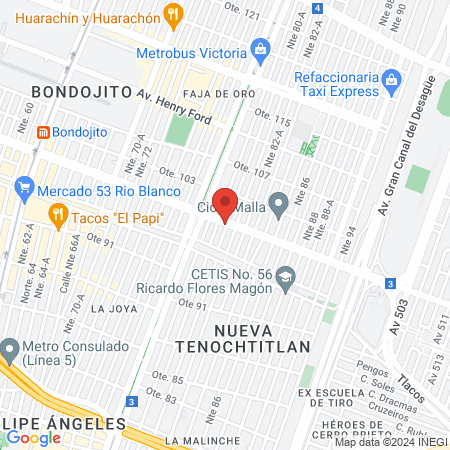 N.E. MAGIC NAILS map