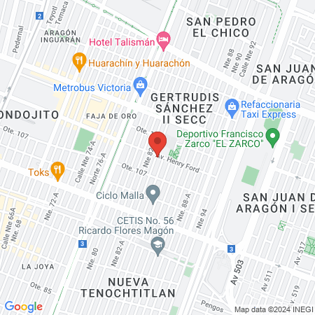 Salón Corte y Cambio Estética map