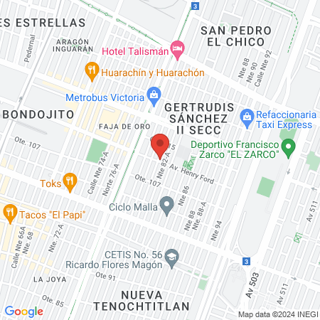ESTETICA Mayte map