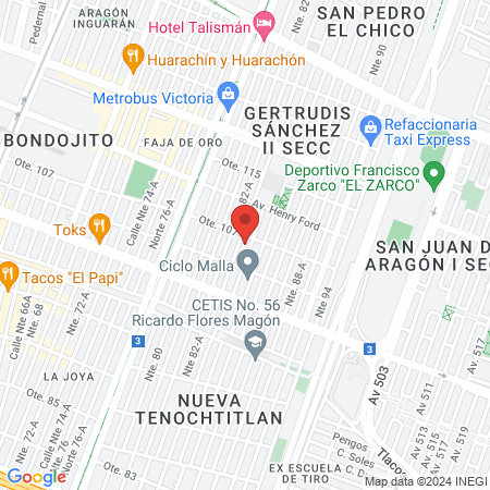 Dr. Edmundo Andrade Hernandez map