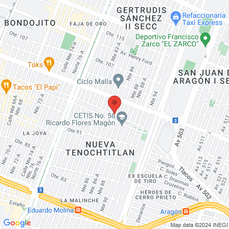 FRATERNIDAD DE ACEPTACION, AUTOANALISIS Y RECONSTRUCCION A.C. ANEXO map