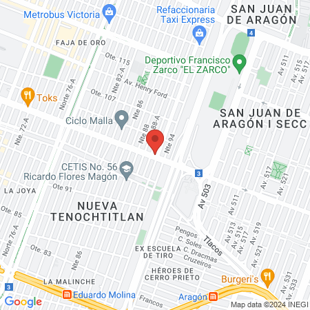 Consultorio podologico map