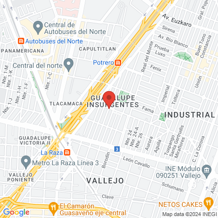 Estética Unisex Helios map