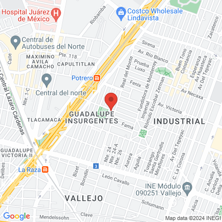 QUIROPEDISTAS PODOLOGOS INSURGENTES map