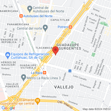 Atención de Varices map