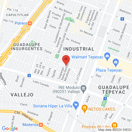 Servicios veterinarios map