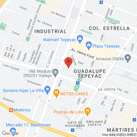 SALÓN CUT'S estética unisex map