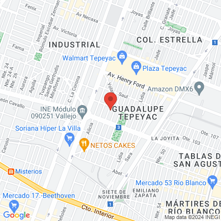 Calva Vicente Miguel Angel Dr map