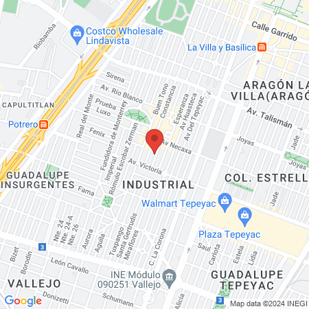 Aleaciones Dentales Zeyco Sa De Cv map