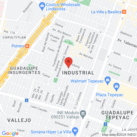 Dra. Elizabeth Pérez Ochoa, Ginecólogo map