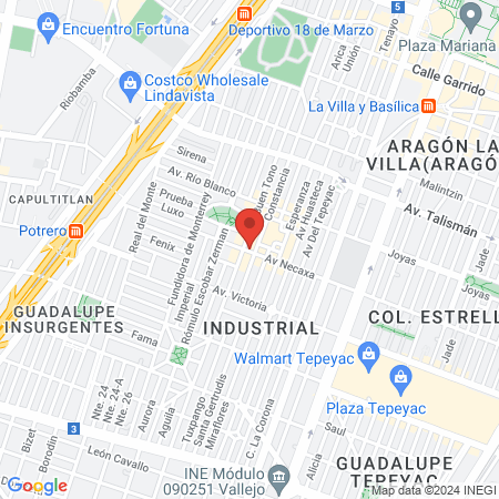 Maria Angelica Garcia De La Via Médico General Gustavo A. Madero map