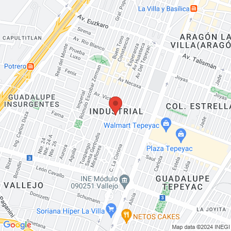 José Antonio Moreno Sánchez Ginecólogo Obstetra Gustavo A. Madero map