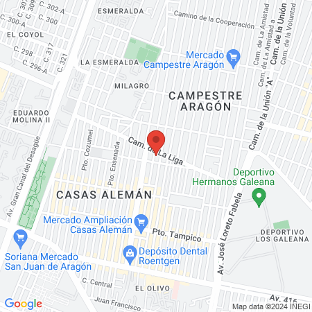 Dental del Valle map