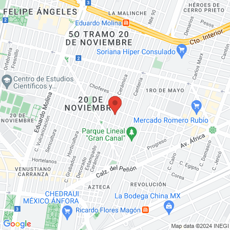 ESTETICA Nuevo Look map