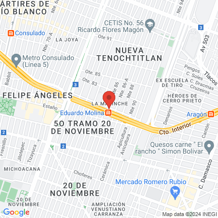 LA CASA DE LOS DIENTES EDUARDO MOLINA map