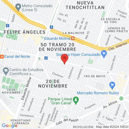 Servicios Veterinarios map