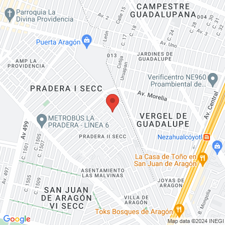 Dental Carreño map
