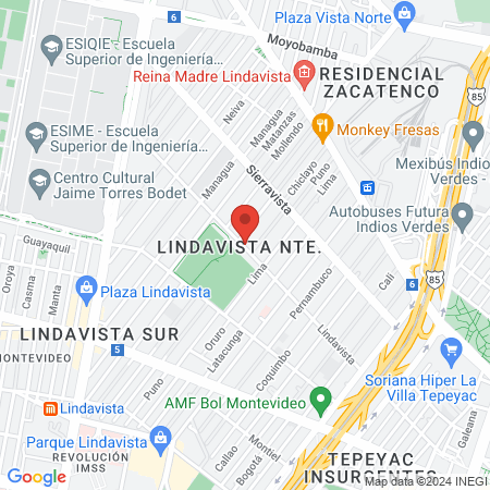 María Ríos Maquillista Profesional map