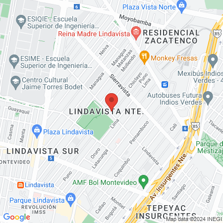 PID PLUS LINDAVISTA map