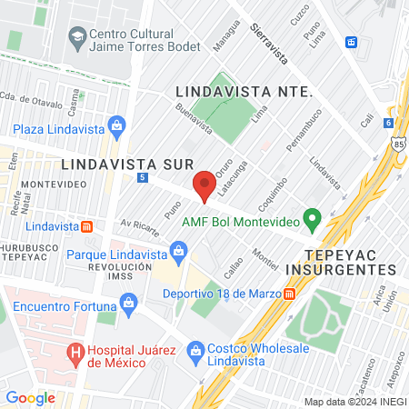 Beauty Makers Mx map