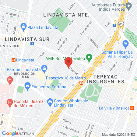 Academia de barbería Mr. JG map