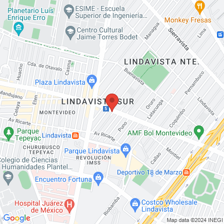 Dr Zarate SantaMaría Arturo map