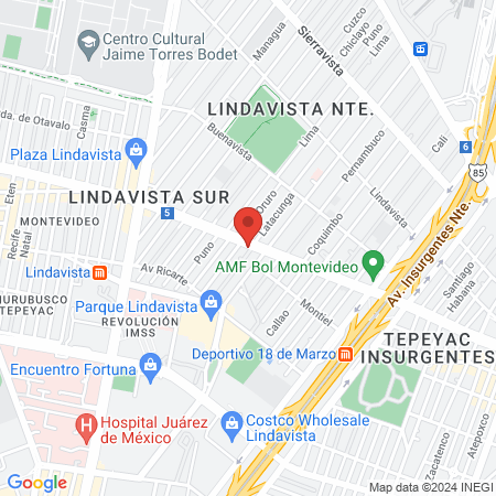 Odontolux Lindavista map