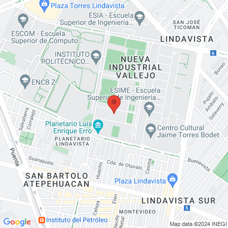 Servicio Médico Central Zacatenco map